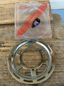 NOS Chrome Nervar Deep Dish 52t Chain Ring Protector,Guard Road Bike Tour-France - Picture 1 of 8
