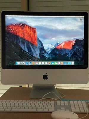  Apple iMac Très bon état couleur argent écran  20"  2009 , EL Capitan 10. 11.6  - Photo 1/4