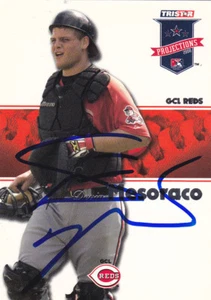 DEVIN MESORACO GCL REDS SIGNED 2008 TRISTAR PROJECTIONS BASEBALL CARD CINCINNATI - Picture 1 of 1