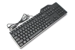 NEW Dell SmartCard KB813 USB klawiatura czarna + naklejka OEM - Zdjęcie 1 z 3