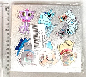 ROBOT DOG CAT PUPPIES BIRTHDAY PARTY SUPPLIES CUPCAKE PICKS TOPPERS 18 COUNT - Picture 1 of 2