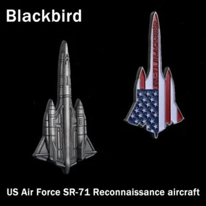 1 X US Air Force SR-71 Blackbird Commemorative Challenge Coin Collezione Regalo - Foto 1 di 4