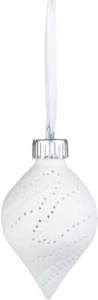 Räder Lichterschmuck LED "Tannenzweig" Porzellan weiss - Ø 6,5cm x H: 13 cm - Bild 1 von 3