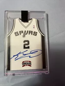 Kawhi Leonard 2012-13 Panini Threads Jersey Die-Cut Autograph Rookie Card - Picture 1 of 2
