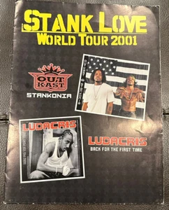 OUTKAST STANK LOVE WORLD TOUR 2001 Folder Memorabilia Vintage Rare - Picture 1 of 4