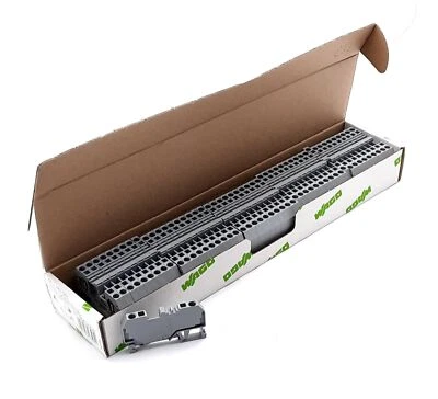 Lot of 50 Wago 281-901 Feed-Through Terminal Blocks 28-12AWG Cage-Clamp 800V 32A - Image 1 of 4