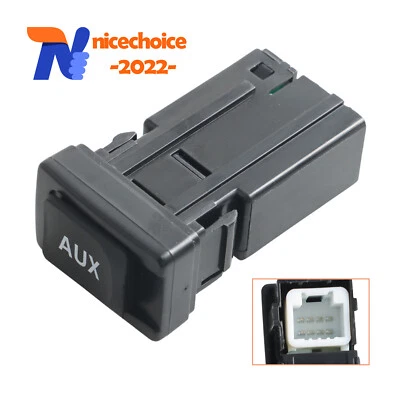 Auxiliary Stereo AUX Jack Port for 2009 2010 2011 2012 Toyota Venza 86190-02020 - Image 1 of 4