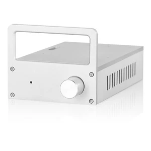 Full Aluminum Amplifier Chassis DIY Power Amp Enclosure Metal Case Box w/Handle - Picture 1 of 8