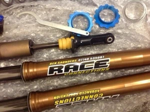 Ktm Sx Sxf Black Lower Fork Tubes For 2003 - 2025 125cc To 450cc Mx Coatings - Picture 1 of 7