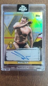 WALTER 2021 Topps WWE NXT UK Fully Loaded AUTO ON CARD# S-W SN#17/75 - Picture 1 of 2