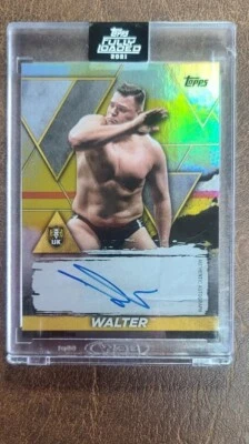 WALTER 2021 Topps WWE NXT UK Fully Loaded AUTO ON CARD# S-W SN#17/75 - Image 1 of 2