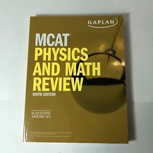 Kaplan MCAT Physics and Math Review 2022 9th Edition Test Prep E2 - Picture 1 of 15