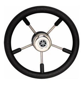 Yamaha Black Soft Grip 350mm Boat Steering Wheel - Picture 1 of 1