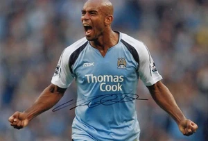 Football - Trevor Sinclair - Hand Signed 12x8 Photograph - Manchester City COA - Picture 1 of 1