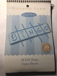 Bridal Games Gift Bingo Game Sheets, Victoria Lynn 50-Piece Darice 1405-042 - Picture 1 of 2