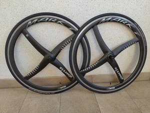 Laufradsatz Xentis Mark 1 Shimano 9/10(/11)-Fach Rennrad 28" Clincher Carbon - Bild 1 von 9