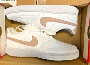 Nike Mujer Zapatillas bajas Blanco Rosa Oxford DH3158-102 Talla 5 NUEVAS - Imagen 1 de 5