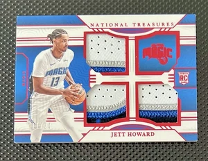 Parche triple de baloncesto Jett Howard - 2023-24 National Treasures RC/24 - Imagen 1 de 2
