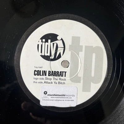 Colin Barrett - Stop The Rock / Attack Ya Bitch - 12” Single - Test Press - VG+ - Image 1 of 2