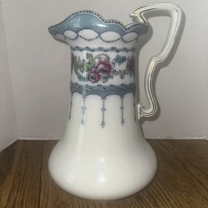 Keeling & Co Burslem Losol Ware Pitcher Beaufort England 1800’s 14 ” - Picture 1 of 9