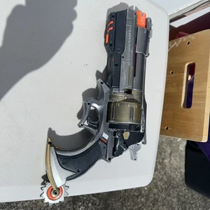 Custom Paint Cosplay Nerf Rival Overwatch McCree Revolver Blaster Big Toy Gun - Picture 1 of 11