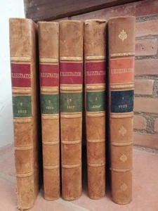 LOT  5 RECUEILS JOURNAL "L'ILLUSTRATION"PRESSE ANCIENNE.1913/1914/1917/1919/1923 - Bild 1 von 13