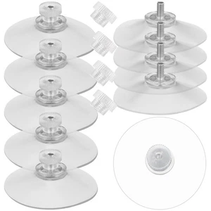 10 Pcs Haken Für Saugnapf Saugnapfhaken Glasfenster Vakuumsauger - Bild 1 von 10