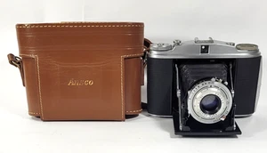 Ansco Speedex 4.5 Special 120 Filmkamera mit Ledertasche Vintage meist ungetestet - Bild 1 von 21