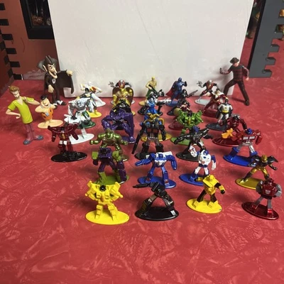 DC Comics Gi Joe Transformer MiscNANO MetalFigs 37 LOTE Bonecos Jada Toy Die-cast - Imagem 1 de 4