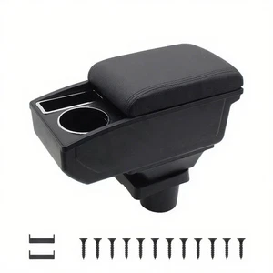 Armrest Box MINI For Cooper R50 R52 R53 R56 R57 R58 F55 F56 F57 With Cup Holder - Picture 1 of 8