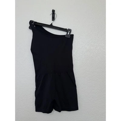 Черный одно плечо Детский комбинезон боди без рукавов комбинезон повседневный Athleisure - Изображение 1 из 2