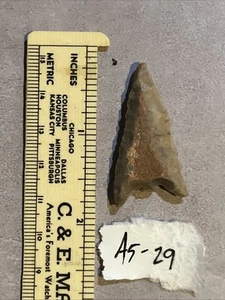 Auténtica punta de flecha de obsidiana noroeste/suroeste/sur de CA Estate Find A5-29 - Imagen 1 de 2