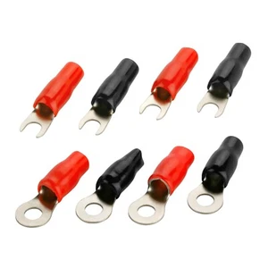 TruConnex TCRTFT-4 4 Stärke Crimp vernickelt Barriere Spaten und Ringklemmen - Bild 1 von 2