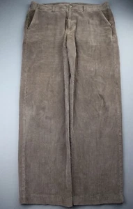 Pantalones de pana chinos de seda y algodón para hombre Tommy Bahama marrón talla 36 (MSR 36x31) - Imagen 1 de 8
