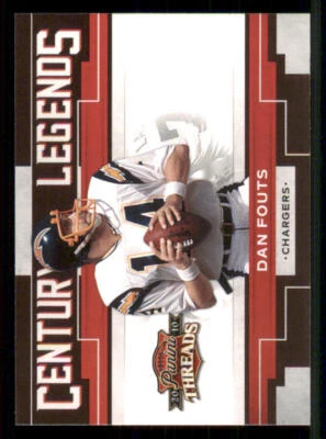 2010 Panini Threads Century Legends #15 Dan Fouts - Image 1 of 2