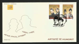 Albania 2009 FDC Comedy Olio and Stelio - Picture 1 of 1