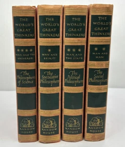 The Worlds Great Thinkers Four Volume Set Random House First Printing 1947 - Picture 1 of 21