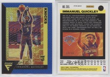 2020-21 Panini Flux Rookies Blue Mojo Prizm /99 Immanuel Quickley #205 Rookie RC
