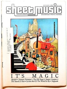 Sheet Music Magazine October 1985 its Magic Jeepers Creepers - Picture 1 of 1