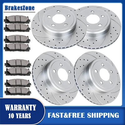 ​Front and Rear Rotors Brake Pads Kit for Dodge Charger Magnum Chrysler 300 AWD - Image 1 of 4