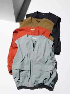 UNIQLO C Full zip vest XS-XXL 4Color Women Loose fit New Japan 474939 - Picture 1 of 15