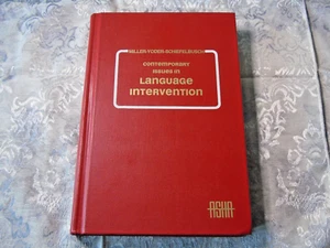 Contemporary Issues in Language Intervention : ASHA Reports, 12th, Hardcover - Foto 1 di 6
