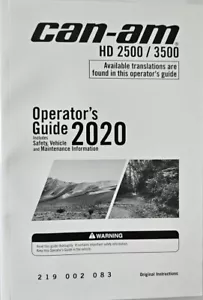 Can-Am Bedienungsanleitung - Winde - HD 2500/3500 - MY2020 - Bild 1 von 4