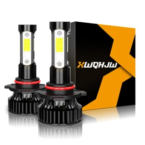 Kit de faros LED 9005 6000K bombillas blancas haz alto/bajo para Malibu 2016-2018 - Imagen 1 de 12