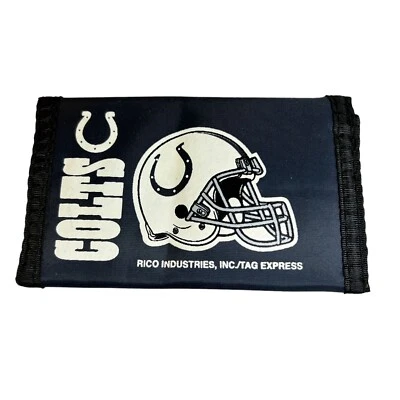 Carteira tripla com fecho de gancho e laço Indianapolis Colts - Imagem 1 de 4