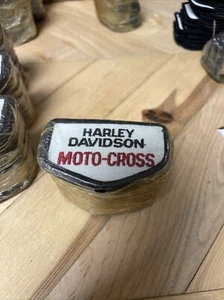 (50) Vintage Harley Davidson Moto-Cross Embroidered Patches Sealed Stack 3.5” - Picture 1 of 7