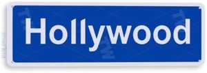 Hollywood Blvd Street Sign Los Angeles LA California Metal Decor Tin Sign B881 - Picture 1 of 3