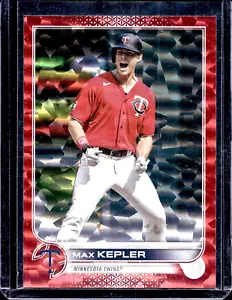 2022 Topps Series 1 Max Kepler Red Foilboard Parallel /199 #221 Minnesota Twins - Foto 1 di 2