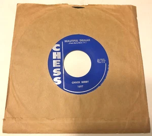Chuck Berry 7" Record 45 Beautiful Delilah / Vacation Time - Picture 1 of 5