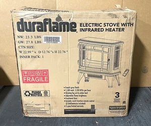 Duraflame Infrared Quartz Stove Heater with Flame Effect V32918 , Nob ! - Picture 1 of 5